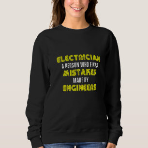Electrician Engineer Lineman Electric Craftsman Hi Sweatshirt