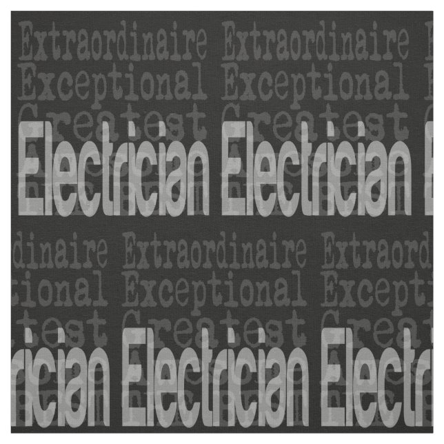 Electrician Extraordinaire Fabric (Swatch)