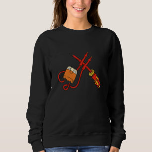 Electrician For Electrical Worker Or Electrical En Sweatshirt
