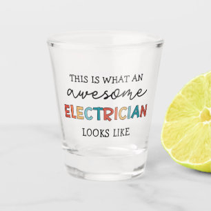 Electrician Funny Gifts for Electricians Shot Glass