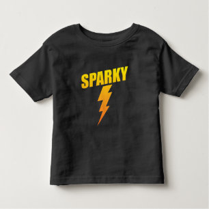 Electrician Gift Funny Sparky Lightning Bolt Toddler T-Shirt