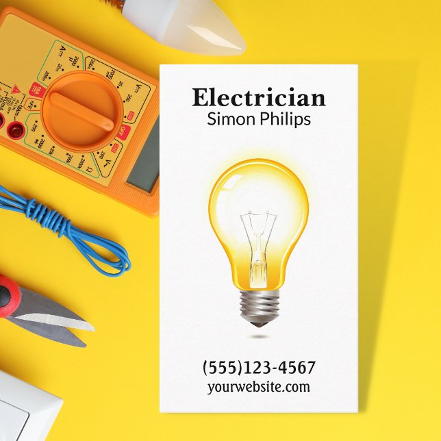 Electrician Handyman Business Card (Creator Uploaded)