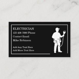 Electrician Handyman Business Cards