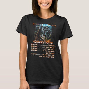 Electrician Hourly Rate  Electrical Lineman Workin T-Shirt