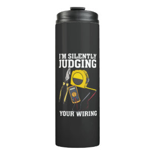 Electrician Humour Profession Thermal Tumbler