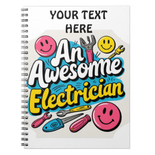 Electrician in the making. Gifts Notebook