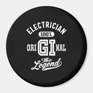 Electrician Job Title Gift Magnet