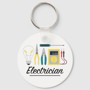 Electrician Key Ring