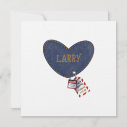 Electrician Lockout Tagout Heart Invitation