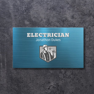 Electrician Maintenance Handyman Contractor Business Card