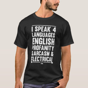 Electrician Men Women Electrical Engineer Humour T-Shirt