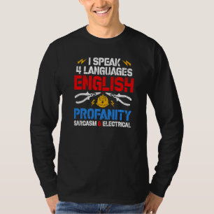 Electrician Men Women Electrical Engineer Humour   T-Shirt