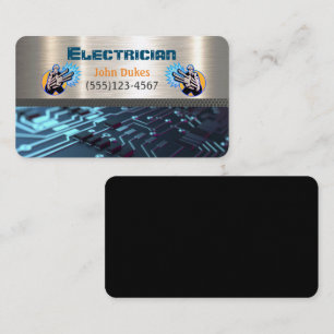 Electrician Metal Handyman Business card