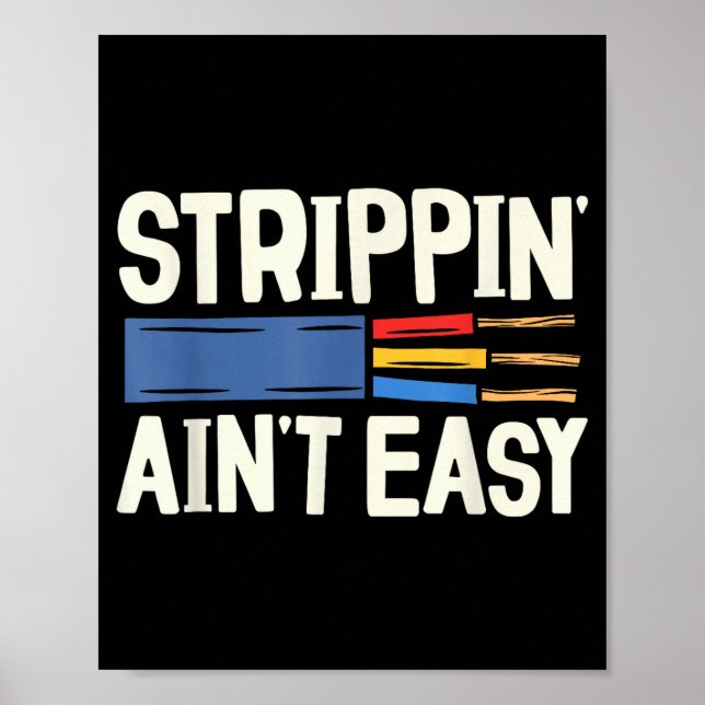 Electrician N Ain't Easy Dad Grandpa Papa Fathers  Poster (Front)