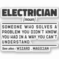 Electrician Noun Cool Dad Sarcastic Fathers Day