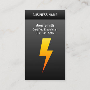 Luxury 44 Professional Electrician Card