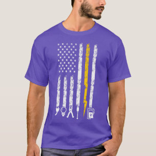 Electrician Shirt Electrician US Flag Tools Electr
