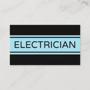 Electrician Stripe Business Card