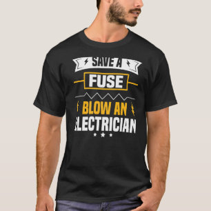 Electrician Stuff Men Electrical Pun Engineers Pre T-Shirt