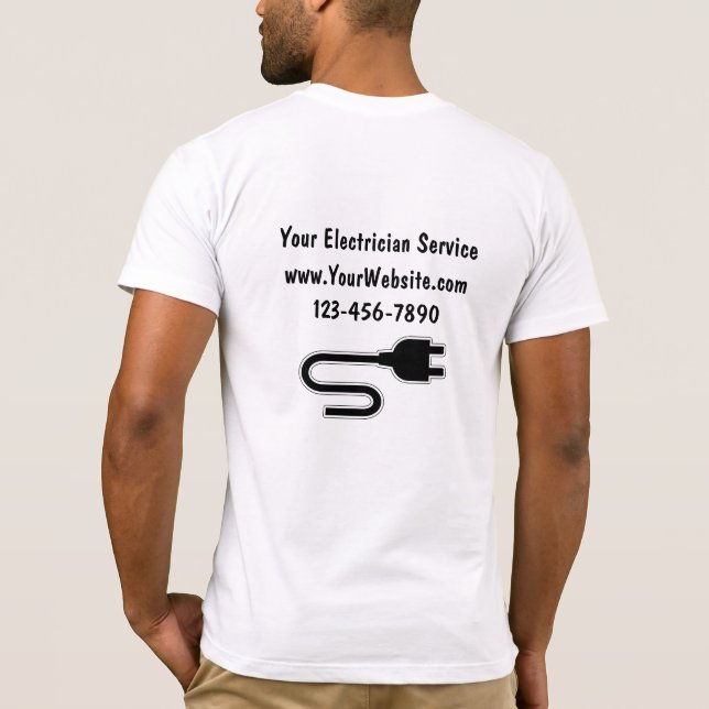 Electrician T-shirts (Back)