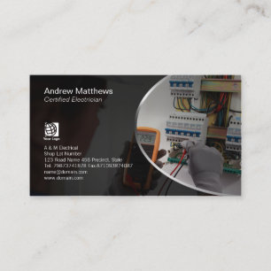 Electrician Test Electrical Circuits Business Card