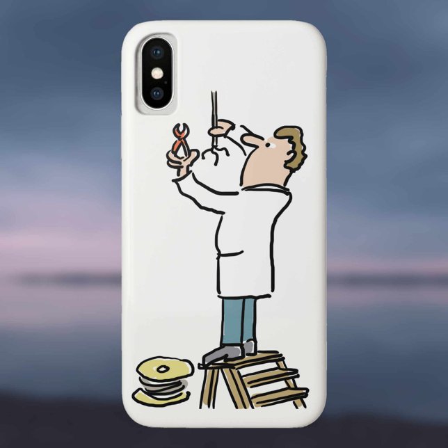 Electrician Theme Cartoon Case-Mate iPhone Case (Creator Uploaded)