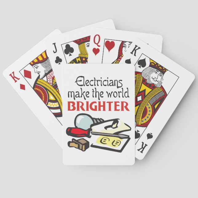 Electricians Playing Cards (Back)