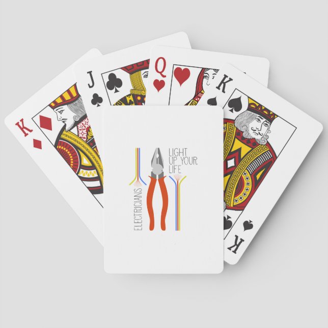Electricians Playing Cards (Back)