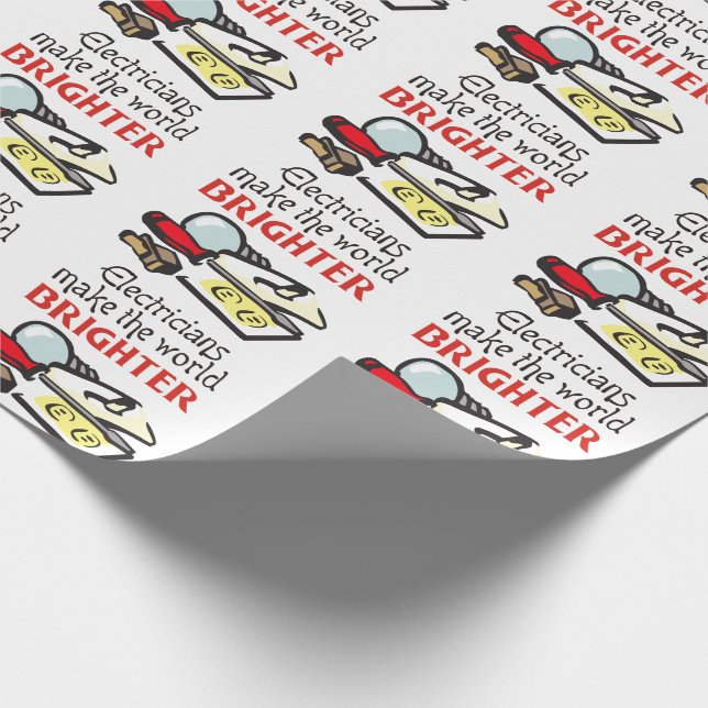 Electricians Wrapping Paper (Corner)