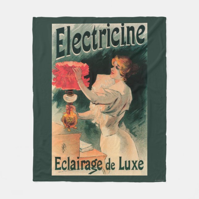 Electricine Promotional PosterFrance Fleece Blanket (Front)