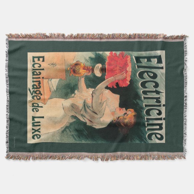 Electricine Promotional PosterFrance Throw Blanket (Front)