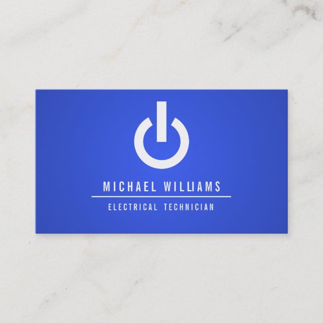 ELECTRICIST TECHNICAL VISIT CARD (Front)