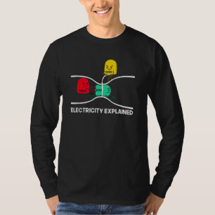 Electricity Explained I Teacher Nerd T-Shirt