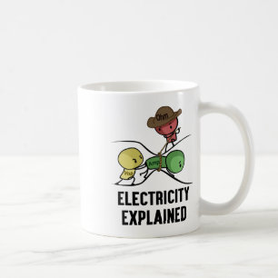 Electricity Explained Physics Nerd Gift I Teacher  Coffee Mug