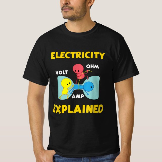 Electricity Explained T-Shirt (Front)