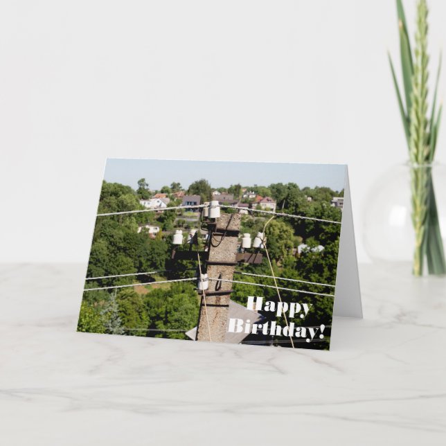 Electricity pole | card (Front)