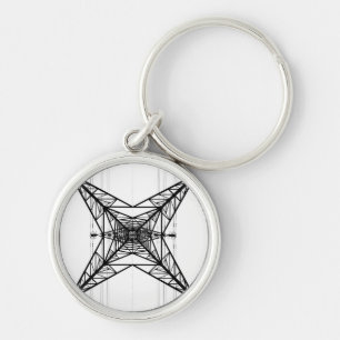 Electricity Pylon Keychain/Keyring Key Ring