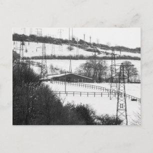 Electricity Pylons Postcard