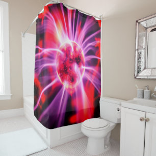 Electricity Sparks Shower Curtain