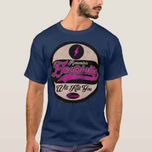 Electricity Will Kill You Purple T-Shirt