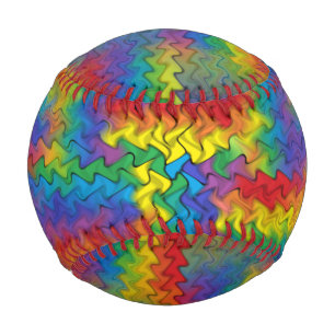 Electrified Rainbow Baseball