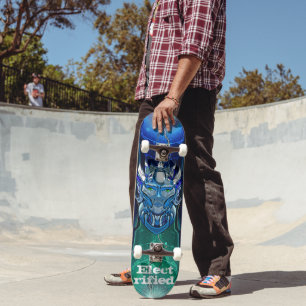 Electrified Robotic Head Dd Brand Skateboard
