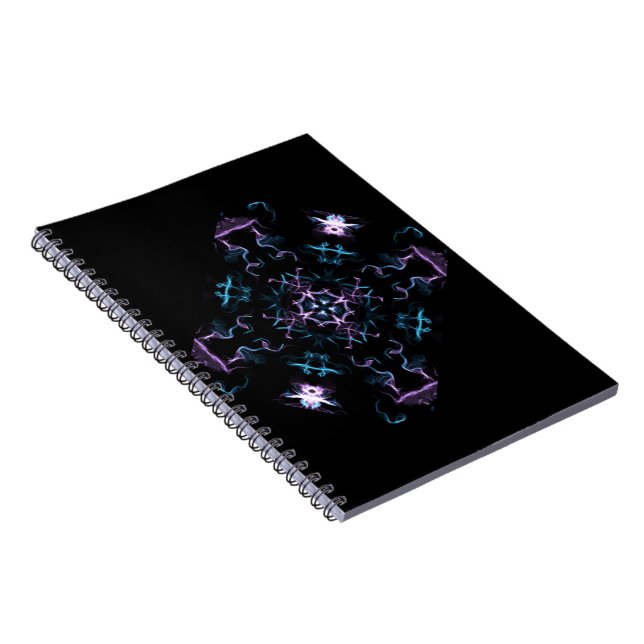 Electrifying Purple and Blue Mandala Notebook (Right Side)