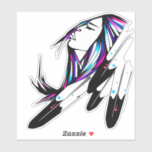 Electrifying vinyl cut sticker