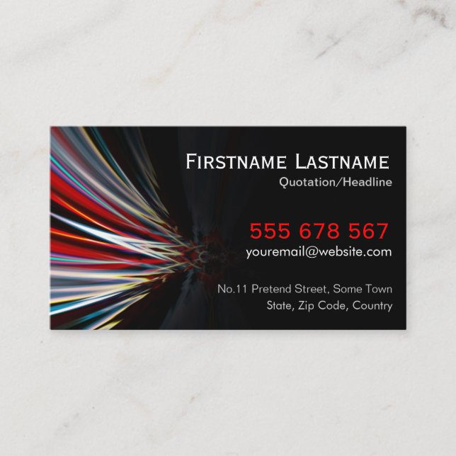 ElectriKordz Business Card (Front)