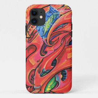 "Electro Crystal Mech" iPhone 11 Case