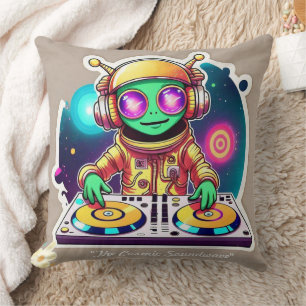 "Electro-Extraterrestrial Jam" Cushion