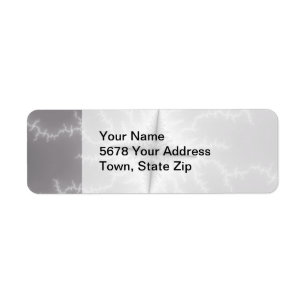 Electro - Fractal Art Return Address Label