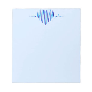 electro heart notepad