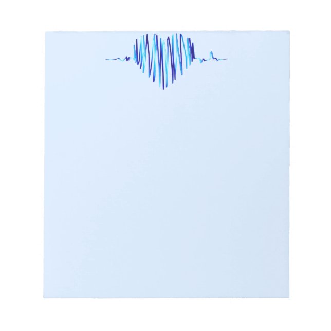 electro heart notepad (Front)